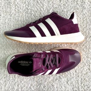 NWOT Adidas Purple Suede Sneakers